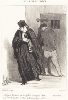 Il parait décidément que mon gaillard est un grand scélérat ..., 1848. Creator: Honore Daumier.