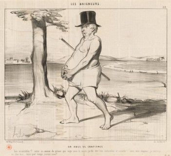 Un abus de confiance, 1842. Creator: Honore Daumier.