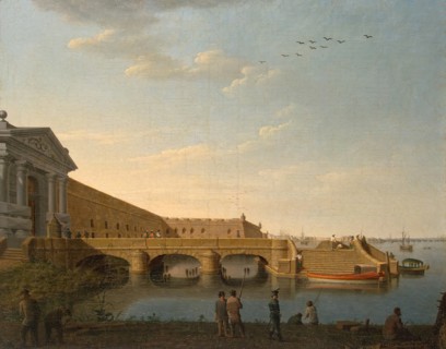 The Neva Gate at the Peter and Paul Fortress, 1797. Creator: Benjamin Patersson.