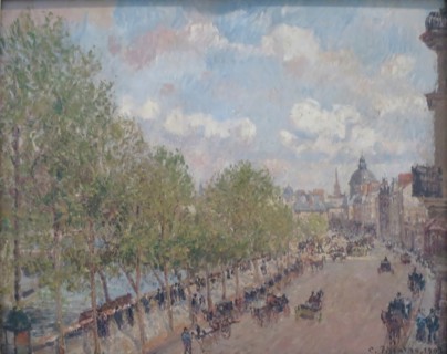 The Quai Malaquais and the Institute  (de France), Spring, Sunlight (Fourth Series), 1903. Creator: Camille Pissarro.