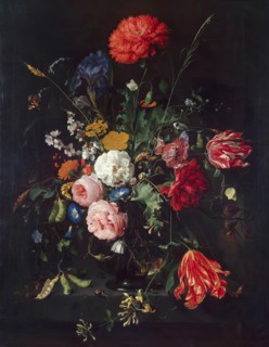 Flowers in a Vase, 17th century. Creator: Jan Davidsz de Heem.