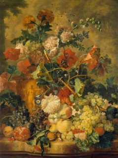 Flowers and Fruit, 1723. Creator: Jan van Huysum.