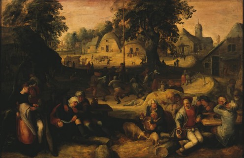Rural Feast, (Kermess), 1600. Creator: Karel van Mander I.