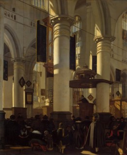 Interior of a Church, 1685. Creator: Emanuel de Witte.