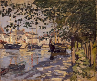Seine at Rouen, 1872. Creator: Claude Monet.