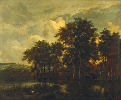 Farm, late 1650s. Creator: Jacob van Ruisdael.