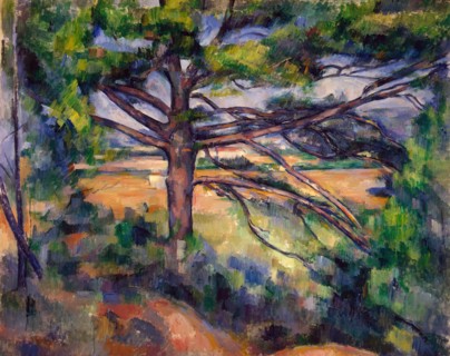 Grand pin et terres rouges, (Large Pine and Red Earth), 1896. Creator: Paul Cezanne.