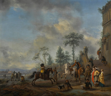The Riding School, 1650. Creator: Philip Wouverman.