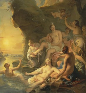 Diana's Bathing, 1732. Creator: Noël-Nicolas Coypel.