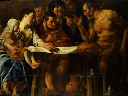 The Satyr and the Peasant, 1622. Creator: Jacob Jordaens I.