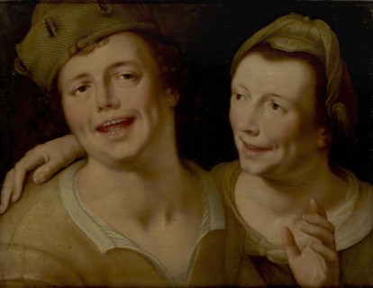 A Man and Woman Singing, 1620. Creator: Cornelis Cornelisz van Haarlem.