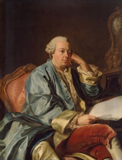 Portrait of Ivan Ivanovich Betskoi Wearing a Dressing Gown (copy), 1792. Creator: Alexander Roslin.