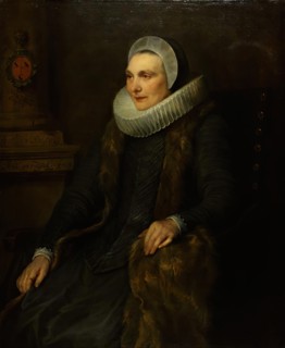 Portrait of Maria Bosschaert, wife of Adriaen Stevens, 1629. Creator: Anthony van Dyck.