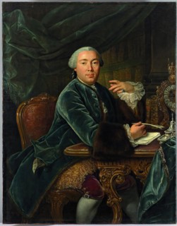 Portrait of Grigory Teplov, 18th century. Creator: David Luders.