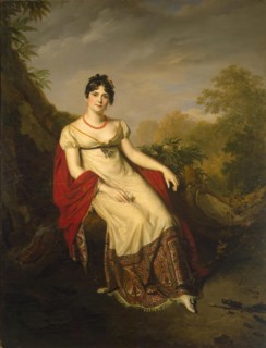 Portrait of Josephine de Beauharnais, 1812. Creator: Firmin Massot.