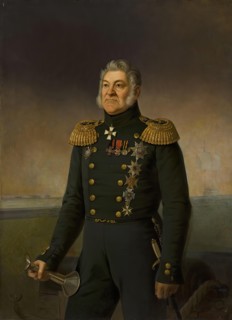Portrait of Admiral Login Heiden, 1877. Creator: Georg von Bothmann.