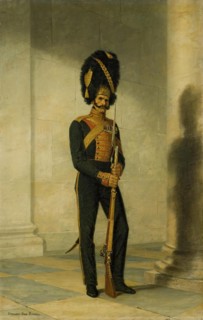 Portrait of Ilya Yamnik (1781-after 1833), 1828. Creator: George Dawe.