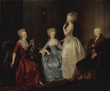 Portrait of the Saltykov Family, 1785. Creator: Friedrich Tischbein.
