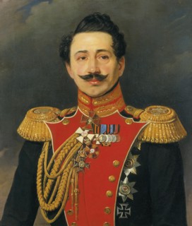 Portrait of N.A. Islenev, 1837. Creator: Pyotr Zakharov.