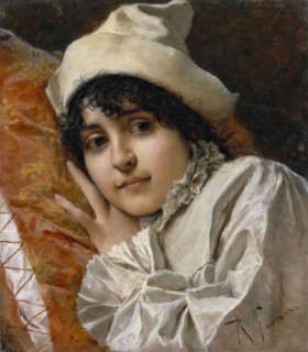 Portrait of a Lady, last quarter of 19th century. Creator: Roberto Fontana.