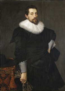 Portrait of a Man with Gloves, 1630. Creator: Nicolaes Eliasz Pickenoy.