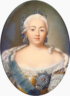 Portrait of Elizabeth of Russia, 1821. Creators: Henri Benner, Elizabeth, Empress of Russia.