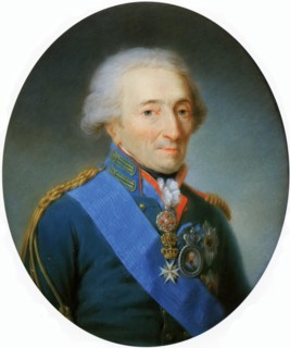 Portrait of Nikolay Ivanovich Saltykov (1736-1816), 1807. Creator: Martin Ferdinand Quadal.
