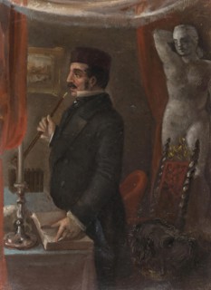 Portrait of Christian Wolf, 1842. Creator: Nikolaj Aleksandrovic Bestuzev.