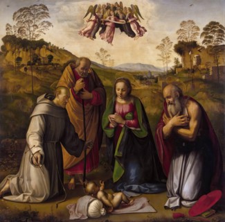 The Virgin with Child and Sts Francis and Jerome, 1511. Creator: Ridolfo Ghirlandaio.