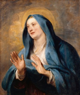Mary as Mater Dei, 1620. Creator: Anthony van Dyck.
