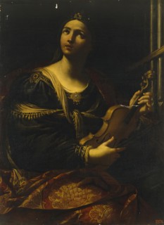 St Cecilia. Creator: Guercino.