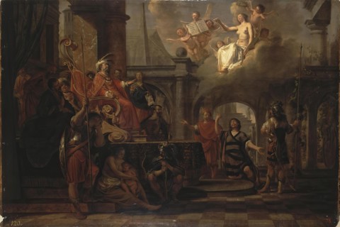 Zorovavel and Darius, 1653. Creator: Nikolaus Knüpfer.