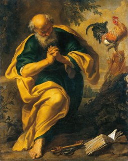 Repentance of St Peter, 1625. Creator: Gerard Seghers.