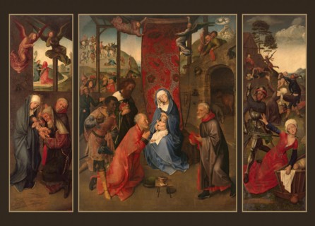 Adoration of the Magi (Triptych), 1460. Creator: Hugo van der Goes.