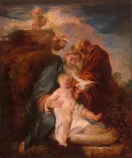 Holy Family, 1719. Creator: Jean-Antoine Watteau.
