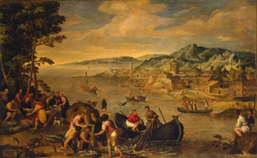 Miraculous Fishing, 1580. Creator: Lodewijk Toeput.