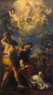 Martyrdom of St Stephen, 1660. Creator: Pietro da Cortona.