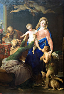 Holy Family with Sts Elizabeth and John the Baptist, 1777. Creator: Pompeo Batoni.