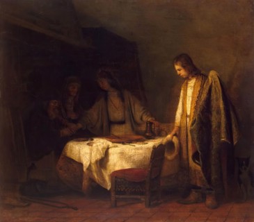 Tobias's Farewell to his Parents, 1660. Creators: Samuel van Hoogstraten, Rembrandt Harmensz van Rijn.