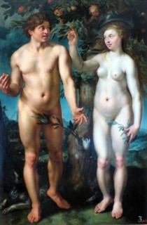 Fall of Man, 1608. Creator: Hendrik Goltzius.