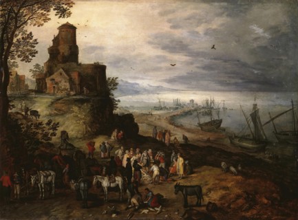 Fish Market (Calling the Apostles Peter and Andrew), 1608. Creator: Jan Brueghel the Elder.