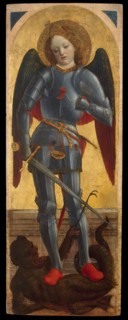 Archangel Michael (wing of a polyptych), 1460-1462. Creator: Vincenzo Foppa.