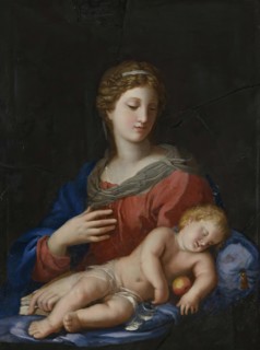 The Madonna and Child, 1642. Creator: Jacques Stella.