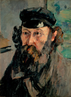 Portrait de l'artiste à la casquette (Self-Portrait in a Casquette), 1875. Creator: Paul Cezanne.