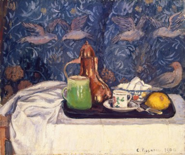 Still Life with a Coffeepot, 1900. Creator: Camille Pissarro.