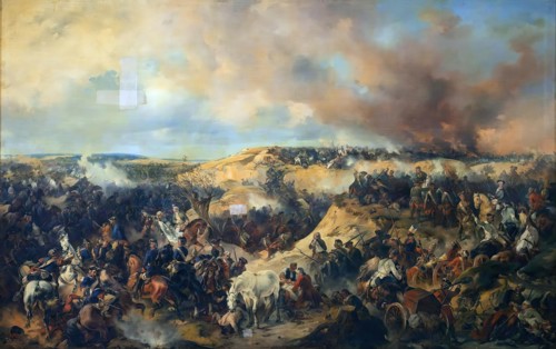 Battle of Kunersdorf on 1 August 1759, 1848. Creator: Alexander von Kotzebue.