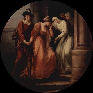 Parting of Abelard and Heloise, 1780. Creator: Angelica Kauffman.