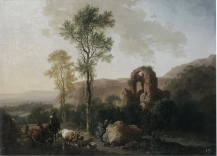 View of the Roman Campagna, 1775. Creator: Christian Wilhelm Ernst Dietrich.