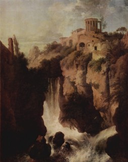 Waterfalls in Tivoli, 1755. Creator: Christian Wilhelm Ernst Dietrich.