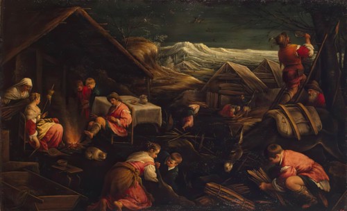 Winter, 1577. Creator: Francesco Bassano II.
